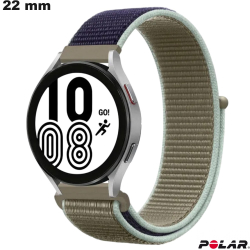 Pulseira de relógio inteligente Nylon Velcro Bege Polar