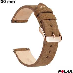 Bracciale per orologio intelligente 20 mm in vera pelle Polar di qualità