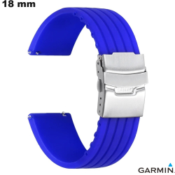 Pulseira de 18 mm Azul para relógio inteligente Garmin