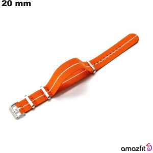 Venta de Bracelet de Nylon Naranja de 20 mm para smartwatch Amazfit