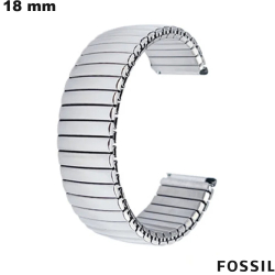 Bracelet Argenté Fossil montre intelligente Acier Inox