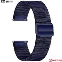 Koop Roestvrijstalen Armband voor Blauwe Horloge 22 mm OnePlus
