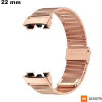 Bracelete de 22 mm em aço inoxidável de qualidade para relógio Xiaomi