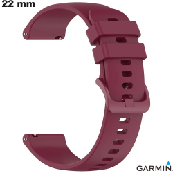Pulseira 22 mm relógio Silicone Roxo Garmin