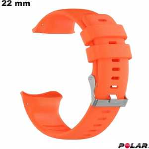 Verkauf Armband für Uhr 22mm Polar Orange Kautschuk