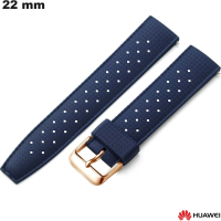 Bracciale 22 mm in Caoutchouc per orologio Huawei Blu / Spedizione Gratuita