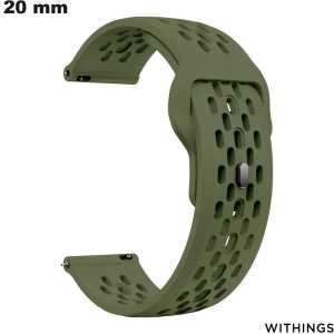 Venda de Pulseira de Silicone Verde para Relógio Conectado 20 Withings