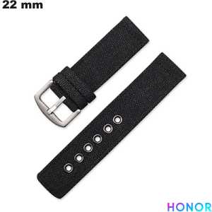 Buy Black Nylon 22 mm Smartwatch Bracelet Honor