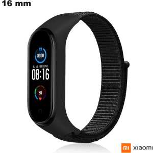 Bracciale in tessuto per orologio connesso Nero 16mm Xiaomi economico