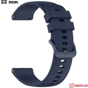 Buy OnePlus Blue Silicone Watch Strap 22 mm