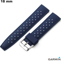 Armbanduhr-Gummiarmband 18mm Blau Garmin