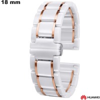 Bracelet Blanc 18 mm Céramique Huawei # Envoi Rapide