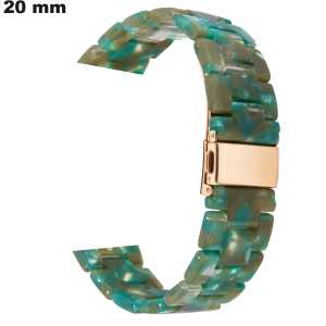 Armband 20mm Grün aus Resin - Kostenloser Versand