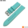 Acheter Bracciale Xiaomi per orologio Blu Pelle vera 22 mm economico