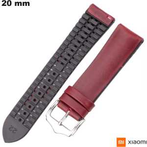 Bracelete Xiaomi para relógio 20mm Silicone Vermelho # Frete Grátis