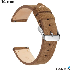 Bracelet de montre intelligente Marron 14 mm Garmin