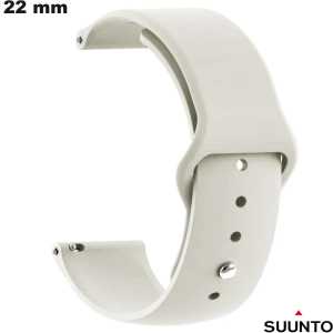 Pulseira Suunto relógio conectado Silicone Cinza 22mm de qualidade
