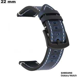Bracelet Cuir véritable Samsung montre connectée 22mm de qualité