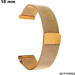 Armband Vintage Doré Withings 18 mm Smartwatch günstig