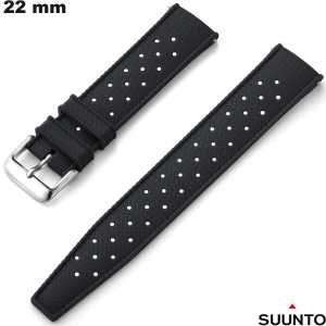 Comprar pulsera de 22 mm negra Suunto ajustable de silicona reloj