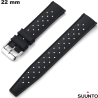 Acheter Acquistare Bracciale 22mm Nero Suunto Regolabile in Silicone orologio