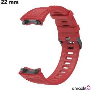 Pulsera de reloj inteligente de silicona roja de calidad Amazfit