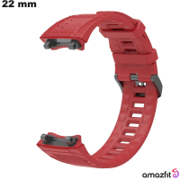 Amazfit Qualitäts-Silikon-Rot Smartwatch-Armband