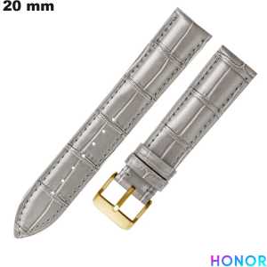 Echte lederen armband 20 mm goedkope Honor smartwatch