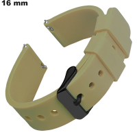 Bracciale in silicone verde 16 mm per orologio ● Miglior Prezzo