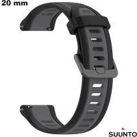Grijs Rubber Armband Kopen voor 20 mm Suunto Horloge
