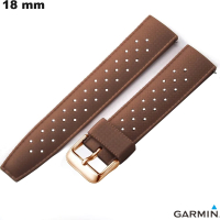 Armband rubber waterdicht bruin 18mm Garmin goedkoop