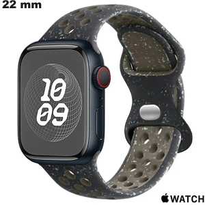 Acheter Bracelet Noir de smartwatch Caoutchouc Apple Watch 22 mm