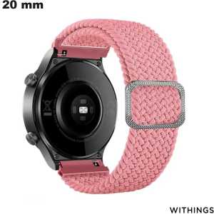 Vendita Bracciale Rosa orologio connesso 20mm Nylon Withings