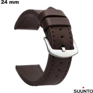 Bracelet montre connectée robuste Suunto Faux cuir pas cher