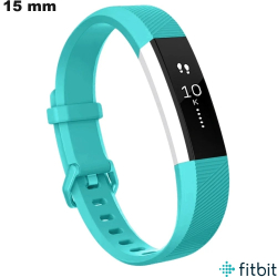 Pulseira Verde de Borracha FitBit 15 mm para relógio