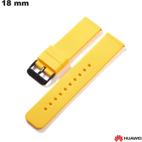 Armbandhorloge Geel Rubber 18 mm Huawei \ Beste Prijs