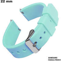 Acheter Bracelet Bleu 22mm Samsung montre intelligente Caoutchouc