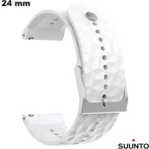 Bracciale Suunto 24 mm Bianco Silicone \ Spedizione Gratuita