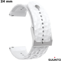 Bracciale Suunto 24 mm Bianco Silicone \ Spedizione Gratuita