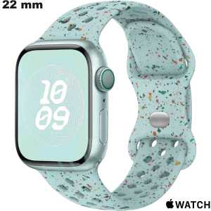 Bracelete Apple Watch relógio conectado 22 mm Verde de qualidade
