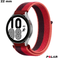 Pulseira Polar de relógio inteligente Vermelha 22 mm Nylon barato