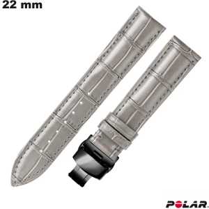 Acquistare Bracciale per orologio connesso Grigio Polare In Vera Pelle