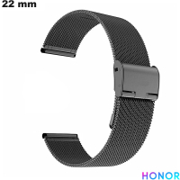 Bracelet 22 mm Black Comfortable Honor / 24h Shipping