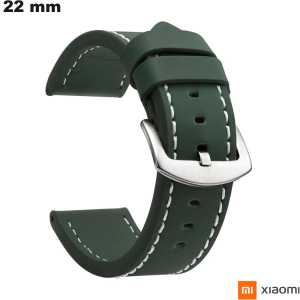 Vendita Bracciale Verde per Orologio Xiaomi Similpelle 22mm