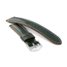 Acheter Armband 24 mm horloge Groen Echt Leer ● Premium Kwaliteit
