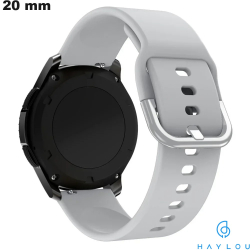 Bracciale Grigio Antisudore in Gomma per Orologio Haylou