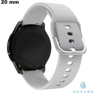 Pulsera Gris Antisudor de Caoutchouc para reloj Haylou de calidad