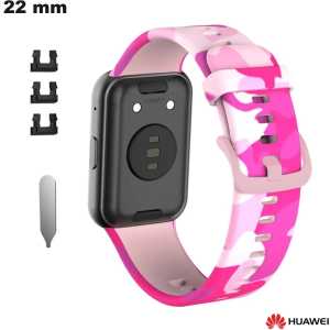 Vente de bracelet de silice pour montre connectée rose Huawei