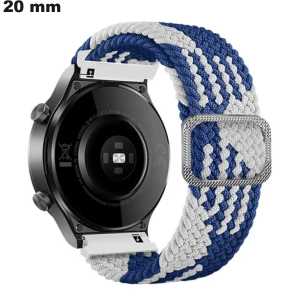 Bracelet 20mm original montre Nylon Bleu - Livraison Rapide