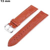 Genuine Brown Leather Bracelet 13mm watch | Free Shipping
